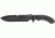 Tops Knives Tahoma Field Knife, w/Unsharpened top edge, Black, 7.75in, TAHO-04TNS