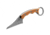 TOPS Knives TOPS Poker Fixed Blade Knife, 2.5in, 1095 RC 56-58 Steel, Tan Canvas/Black Canvas Micarta Handle, TPKR-03