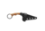 TOPS Knives TOPS Poker Fixed Blade Knife, 2.5in, 1095 RC 56-58 Steel, Tan Canvas/Black Canvas Micarta Handle, TPKR-03