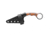 TOPS Knives TOPS Poker Fixed Blade Knife, 2.5in, 1095 RC 56-58 Steel, Tan Canvas/Black Canvas Micarta Handle, TPKR-03