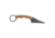 TOPS Knives TOPS Poker Fixed Blade Knife, 2.5in, 1095 RC 56-58 Steel, Tan Canvas/Black Canvas Micarta Handle, TPKR-03