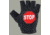 BlackWater Gear Traffic ''S'' Reflective Glove, 1/2 Finger - STOP