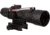 Trijicon 3x30 mm Dual Illuminated Q-LOC Compact ACOG Scope, 3x30 mm, 300BLK 115/220gr. Red, Crosshair Reticle, Matte Black, 400383