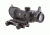 Trijicon ACOG 4x32 Scope, Center Illuminated Amber Crosshair .308 Ballistic Reticle, TA51 Mount, Backup Iron Sights and Dust Cover TA01NSN-308