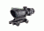Trijicon ACOG 4x32 Scope w/Dual Illuminated Green Crosshair .223 Ballistic Reticle w/TA51 Mount, Black TA31-CH-G