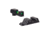 Trijicon DI Night Sight Set, Dual-Illuminated, U-Notch, Tritium Green Front Color/ Rear Color, Glock Models 42, 43, 43X, &amp; 48, 601106