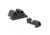 Trijicon DI Night Sight Set, Dual-Illuminated, U-Notch, Tritium Green Front Color/ Rear Color, Glock Models 42, 43, 43X, &amp; 48, 601106