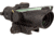 Trijicon Dual Illuminated Low Height Compact ACOG Scope, 3x24 mm, Green, 7.62x39/123gr. Horseshoe Dot Reticle, Matte Black, 400362