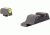 Trijicon Glock HD Night Sight Set - Front Sight Yellow Outline / Green Tritium, Rear Sight Black Outline / Yellow Tritium, GL101Y-RY