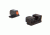 Trijicon Heavy Duty Night Sight Set, Orange Front Outline, Springfield XD-S, 600752
