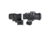 Trijicon MRO HD Patrol Combo Set, 1x25 68 MOA Reticle w/ 2.0 MOA Dot, Full Co-Witness Q-LOC Mount AC32070 and 3x Magnifier w/ Quick Release Flip-to-Side Mount, Black, MRO-C-2200111