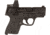 Trijicon RMR cc Mount Plate for Smith and Wesson MandP Shield, Black, AC32091