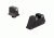 Trijicon Night Sight Suppressor Set, White Front/White Rear, Green front/Yellow Rear Lamps, Black, 600651
