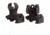 Troy Tritium HK Top Mounted Deployable Front and Rear Sight, Black, SSIG-IAR-STBT-00