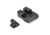 TruGlo Brite Site Tritium Pro Front/Rear Green Night Sight Set for HK VP9/VP40/P30/HK45, 3-Dot Configuration Front, White Focus Lock Ring, Steel, Black, TG-TG231H1W