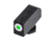TruGlo Tritium Pro Handgun Sight Set for Glock High, White Focus Lock Ring, TG-TG231G2W