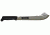 5Star Machete, 12in. Survival Nickle w/ Black Handle 5755000