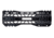 TRYBE Defense AR-15 M-LOK Extra Lightweight Quad Handguard w/ Cut Rail, 7in, Black, HDG7QCR-BL