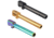 TRYBE Defense Glock 34 Match Grade Non-Threaded Pistol Barrel, Black, Chameleon, Gold, Titanium
