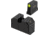TRYBE Defense High Glow 1-Dot Tritium Night Sights for Glock 17/19/22/23/24/26/27/33/34/35/37/38/39/42/43, High, Black, 1DTSG-HI