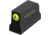 TRYBE Defense High Glow 1-Dot Tritium Night Sights for Glock 17/19/22/23/24/26/27/33/34/35/37/38/39/42/43, Mid, Black, 1DTSG-MD