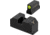 TRYBE Defense High Glow 1-Dot Tritium Night Sights for Glock 17/19/22/23/24/26/27/33/34/35/37/38/39/42/43, Mid, Black, 1DTSG-MD