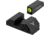 TRYBE Defense High Glow 1-Dot Tritium Night Sights for Glock 17/19/22/23/24/26/27/33/34/35/37/38/39/42/43, Standard, Black, 1DTSG-ST