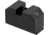 TRYBE Defense High Glow Fiber Optic Night Sights for Glock 17/19/22/23/24/26/27/33/34/35/37/38/39/42/43 &amp; SIG P320/P365, Suppressor, Black, FOSG-SUP