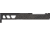 TRYBE Defense Pistol Slide, Glock 19, Gen 4, Venom Cut, Version 2, Black Cerakote, No Base Plate Included, SLDG19G4VNMV2-BN