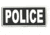 TUFF Products Police PVC Patch 7x3 Velcro Sewn, Black w/White Letters, 7"x3" P-Police-7x3 BW