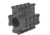 Tuff Zone Gas Block w/ Detachable Weaver Rails, Hard Andonized, Black, TZ-MGB4