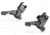 Ultradyne C4 Offset Folding Front and Rear Sight RH UDBlack Combo 308/7.62, Black, UD11430
