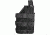 Uncle Mikes Universal MOLLE Holster, Black, Ambidextrous 7702001