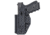 Universal Kydex, IWB Black Kydex, Belt Clip Fits Compact Sized Handguns, OWB Belt Kydex Holster, Right Hand