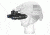 US Night Vision PVS-14A Night Vision Monocular, Gen 3 Chrome,White Phosphor Auto-Gated Unfilmed, Black 001215