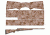US Night Vision KRYPTEK Camo Pre-Cut Universal Rifle Skin Vinyl Wrap, 20x30in, Kryptek Nomad 036534