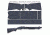 US Night Vision Tiger Stripe Camo Pre-Cut Universal Shotgun Skin Vinyl Wrap, 20x30in, Digital Navy 056533