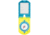 UST Hi Vis Folding Map Compass, Neon, 1156797