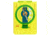 UST Hi Vis Lensatic Map Compass, Neon, 1146782