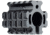 UTG Pro AR15 Low-pro Quad-rail Gas Block for .75in Barrel, Black, MTU012