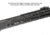 UTG Pro M-LOK 3-Slot Picatinny Rail Section, Black, MTURS10S