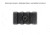UTG Pro M-LOK 3-Slot Picatinny Rail Section, Black, MTURS10S