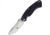 V NIVES Olympian Linerlock Folding Knife, 5in Closed, 3.75in Satin 154Cm SS Blade, Black Textured G10 Handle, Thumb Stud, Pocket Clip, Black Synthetic Storage Case, V11GPBK