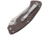 V NIVES Olympian Linerlock Folding Knife, 5in Closed, 3.75in Satin 154Cm SS Blade, Dark Earth Textured G10 Handle, Thumb Stud, Pocket Clip, Black Synthetic Storage Case, V11GPE