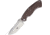 V NIVES Olympian Linerlock Folding Knife, 5in Closed, 3.75in Satin 154Cm SS Blade, Dark Earth Textured G10 Handle, Thumb Stud, Pocket Clip, Black Synthetic Storage Case, V11GPE