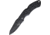 V NIVES Rocky II Lockback Folding Knife, 4.63in Closed, 3.25in Black Oxide Coated D2 Tool Steel Drop Point, Black Sculpted Frn Handle, Thumb Stud, Pocket Clip, Storage Case., V09FRNPBBK2