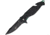 V NIVES TGL Trailblazer Linerlock Blk Folding Knife, 3.75 black finish partially serrated D2 tool stee, Black FRN handle, V23GPSBGBK