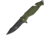 V NIVES TGL Trailblazer OD Green Folding Knife, 3.75 black finish D2 tool steel blade, OD green FRN handle, V23GPBGR