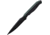 V NIVES Trailblazer Black Fixed Blade Knife, 10.13in Overall, 5in Black PVD Coated D2 Tool Steel Clip Point Blade, Black G10 Handle, Black Injection Molded Belt Sheath, VFB25GPBBK