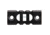 Vector Optics KeyMod Handguard 2 inch Rail Section, Black, SCRAAM-22